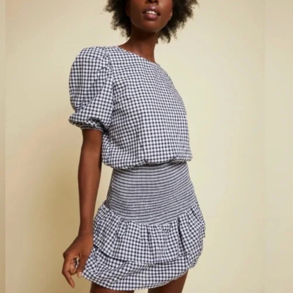 Nation LTD Gingham Skirt & Blouse Set for SPRING🌸